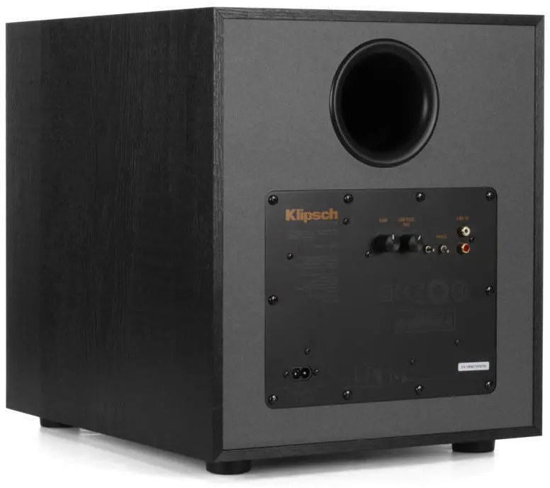 R-100SW/BLACK SUBWOOFER Klipsch R-100SW 10 Inch Subwoofer-5