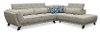 Cement Gray 2 Piece Sectional Sofa with LAF Sofa - Mars-2