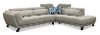 Cement Gray 2 Piece Sectional Sofa with LAF Sofa - Mars-4