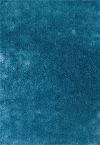 5 x 7 Medium Laguna Blue Indoor-Outdoor Shag Rug - Key West