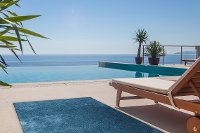 5 x 7 Medium Laguna Blue Indoor-Outdoor Shag Rug - Key West-5
