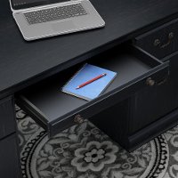 Antique Black 2 Piece Office Desk Set - Birmingham Executive-5