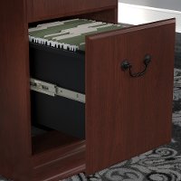 Harvest Cherry 2 Piece Office Desk Set - Birmingham Executive-4