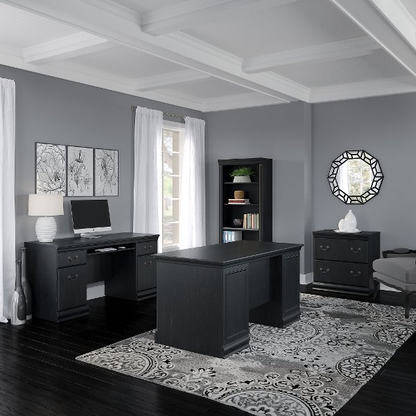 Search Results For Executive Desk Root Rc Willey Antique Black 4 Piece Office Desk Set Birmingham Executive