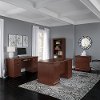 Harvest Cherry 4 Piece Office Desk Set - Birmingham Executive