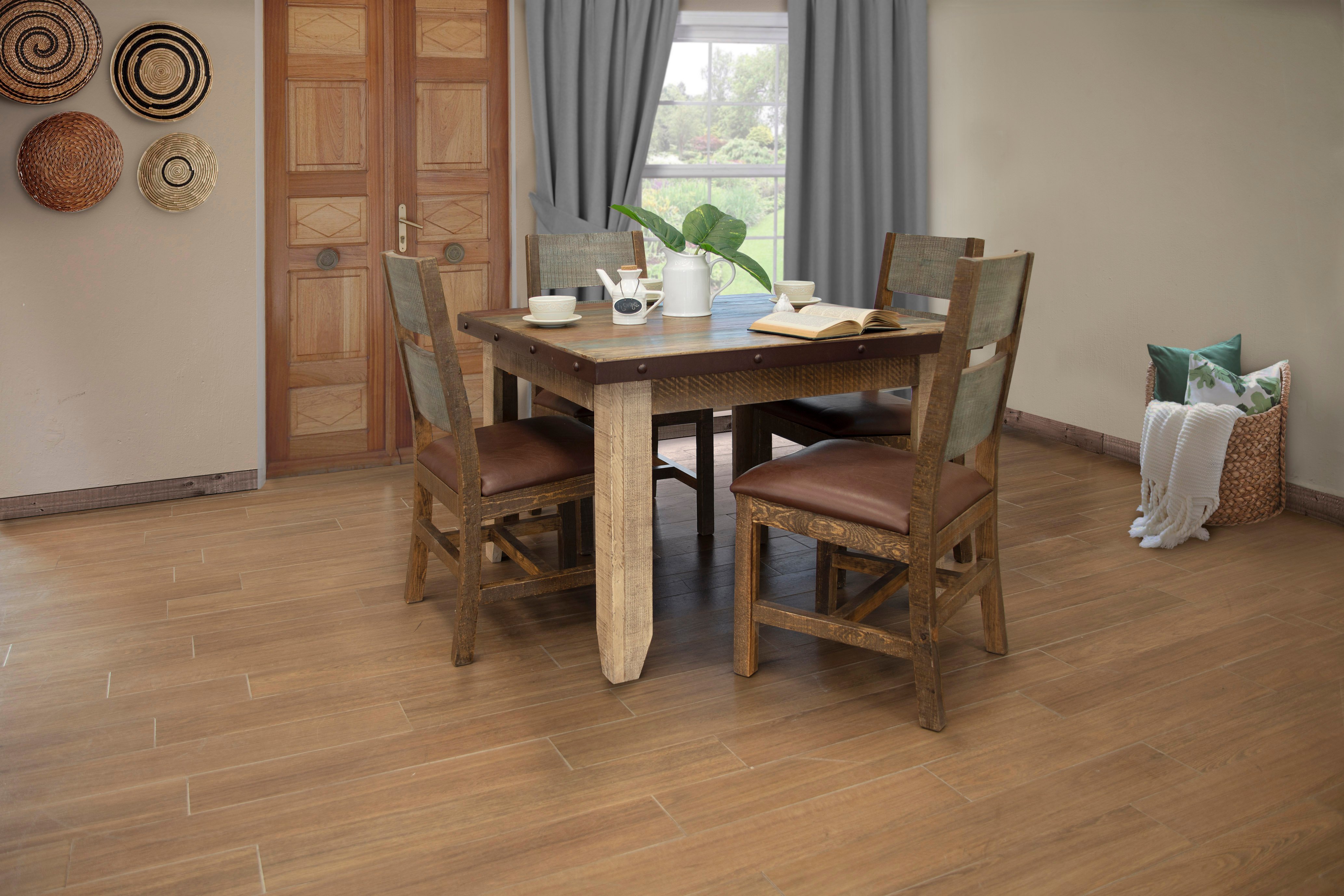 Antique Rustic Dining Room Table-2