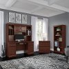 Harvest Cherry 4 Piece Office Desk Set - Birmingham Executive
