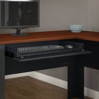 Antique Black and Hansen Cherry 3 Piece Office Desk Set - Fairview-3