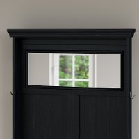 Antique Black and Hansen Cherry Hall Tree with Storage Bench - Fairview-5