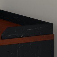 Antique Black and Hansen Cherry Shoe Storage Bench - Fairview-5