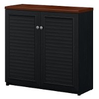 Antique Black and Hansen Cherry Storage Cabinet - Fairview-2