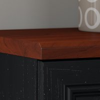 Antique Black and Hansen Cherry Storage Cabinet - Fairview-5