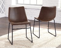 Set of 2 Urban Brown and Black Dining Room Chairs - Centiar-4