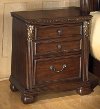 Traditional Warm Brown Nightstand - Leahlyn