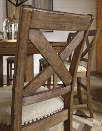Set of 2 Upholstered Counter Height Stools - Moriville-3