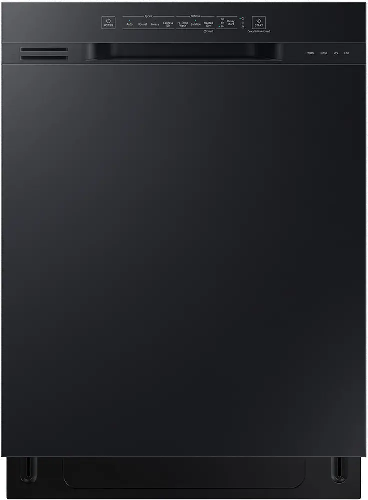 DW80N3030UB Samsung Front Control Dishwasher - Black-1