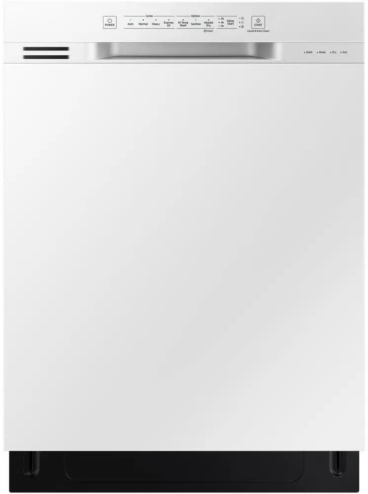 DW80N3030UW Samsung Front Control Dishwasher - White-1