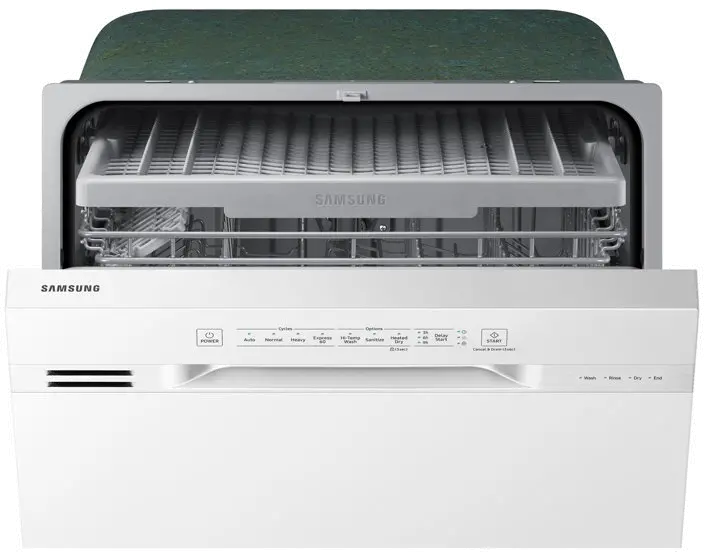DW80N3030UW Samsung Front Control Dishwasher - White-3