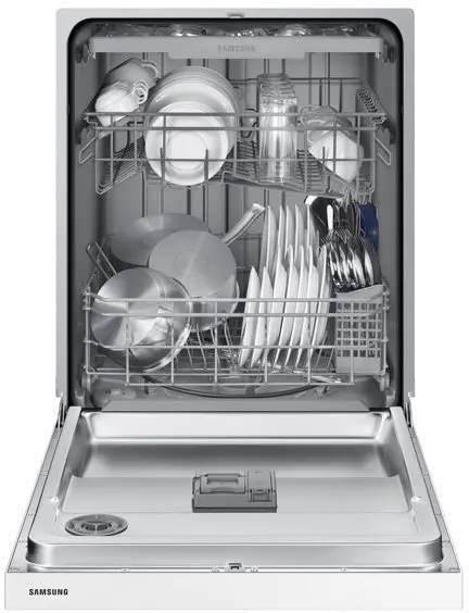 DW80N3030UW Samsung Front Control Dishwasher - White-4