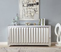 Contemporary Silver Cabinet - Glitz