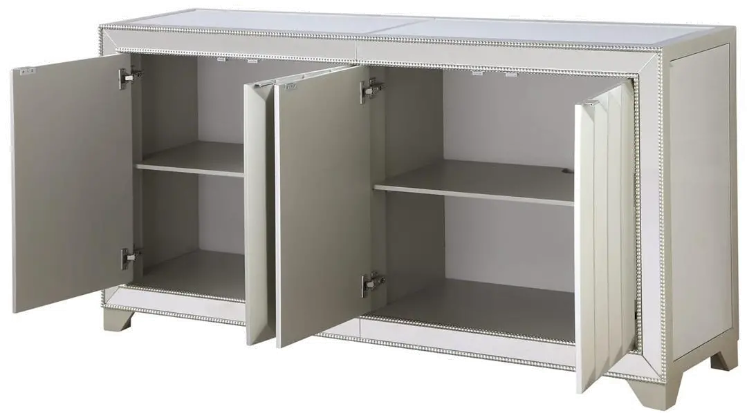 Glitz & Glam Silver Cabinet-2