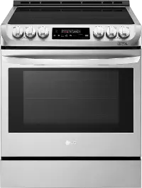 LSE4616ST LG 30 Inch Induction Smart Range - 6.3 cu. ft., Stainless Steel