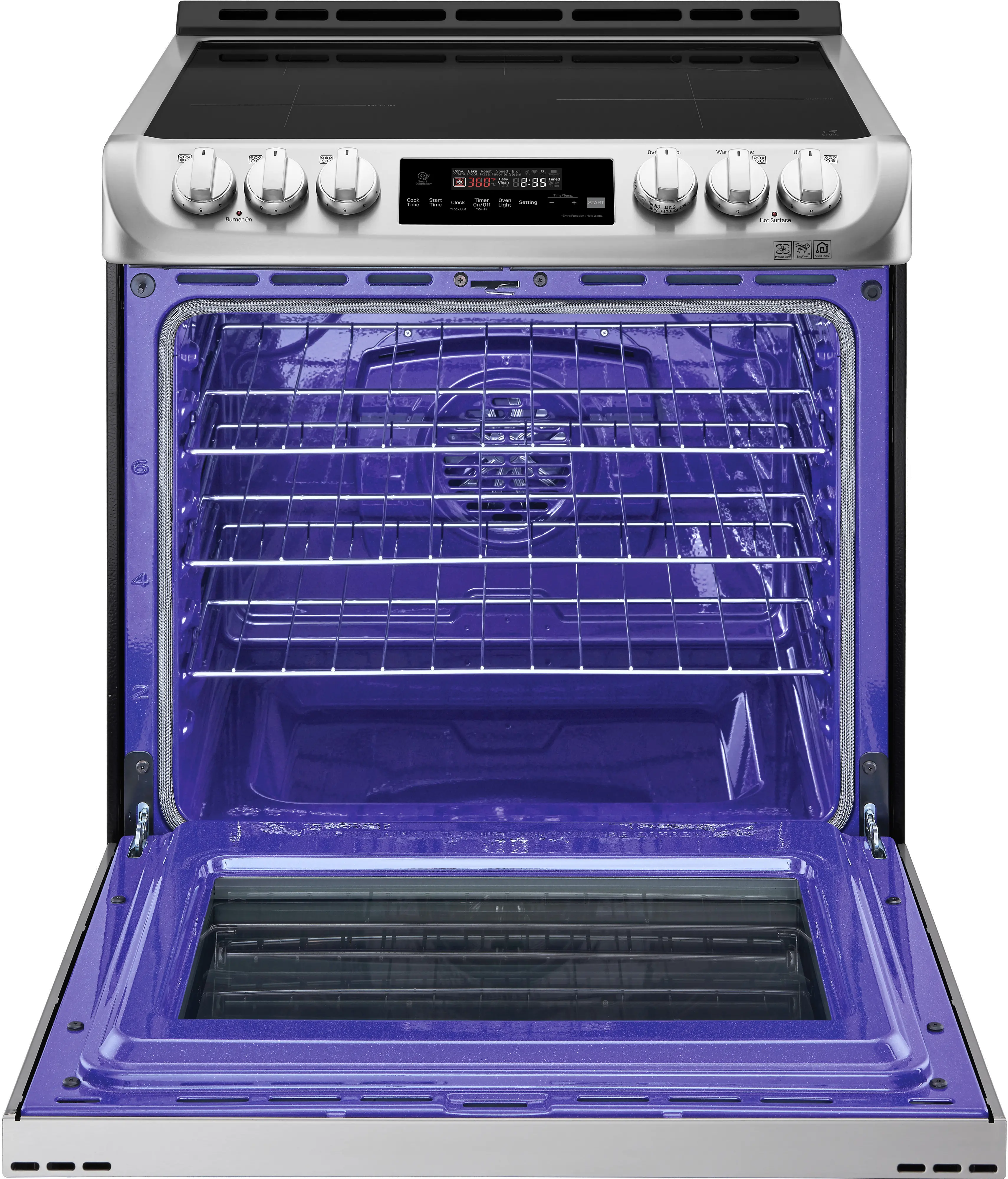 LSE4616ST LG 30 Inch Induction Smart Range - 6.3 cu. ft., Stainless Steel-2