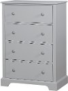 Casual Classic Gray Chest of Drawers - Davidson