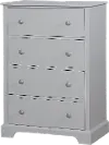Clearance Davidson Casual Classic Gray Chest of Drawers