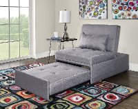 Contemporary Gray Teen Dozer Chair