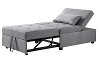 Contemporary Gray Teen Dozer Chair-3