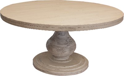 Ivory Round Dining Table - Bonanza