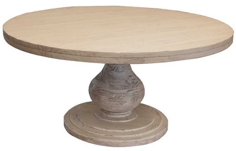 Ivory Round Dining Table Bonanza
