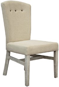Ivory Upholstered Dining Chair - Bonanza