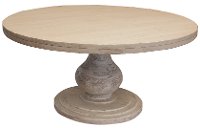 Ivory 7 Piece Round Dining Set - Bonanza-3