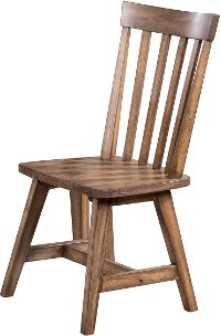1882 Walnut Brown Dining Room Chair - Aspen