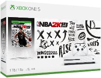 XB1 MIC 234575 NBA 2K19 1TB Xbox One S Bundle - White-2