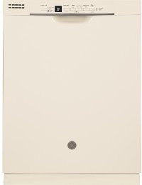 GDF530PGMCC GE Dishwasher with Pocket Handle - Biscuit