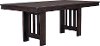 Gunsmoke Gray Brown Trestle Dining Room Table - Bremerton