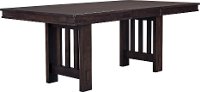 Gunsmoke Gray Brown Trestle Dining Room Table - Bremerton
