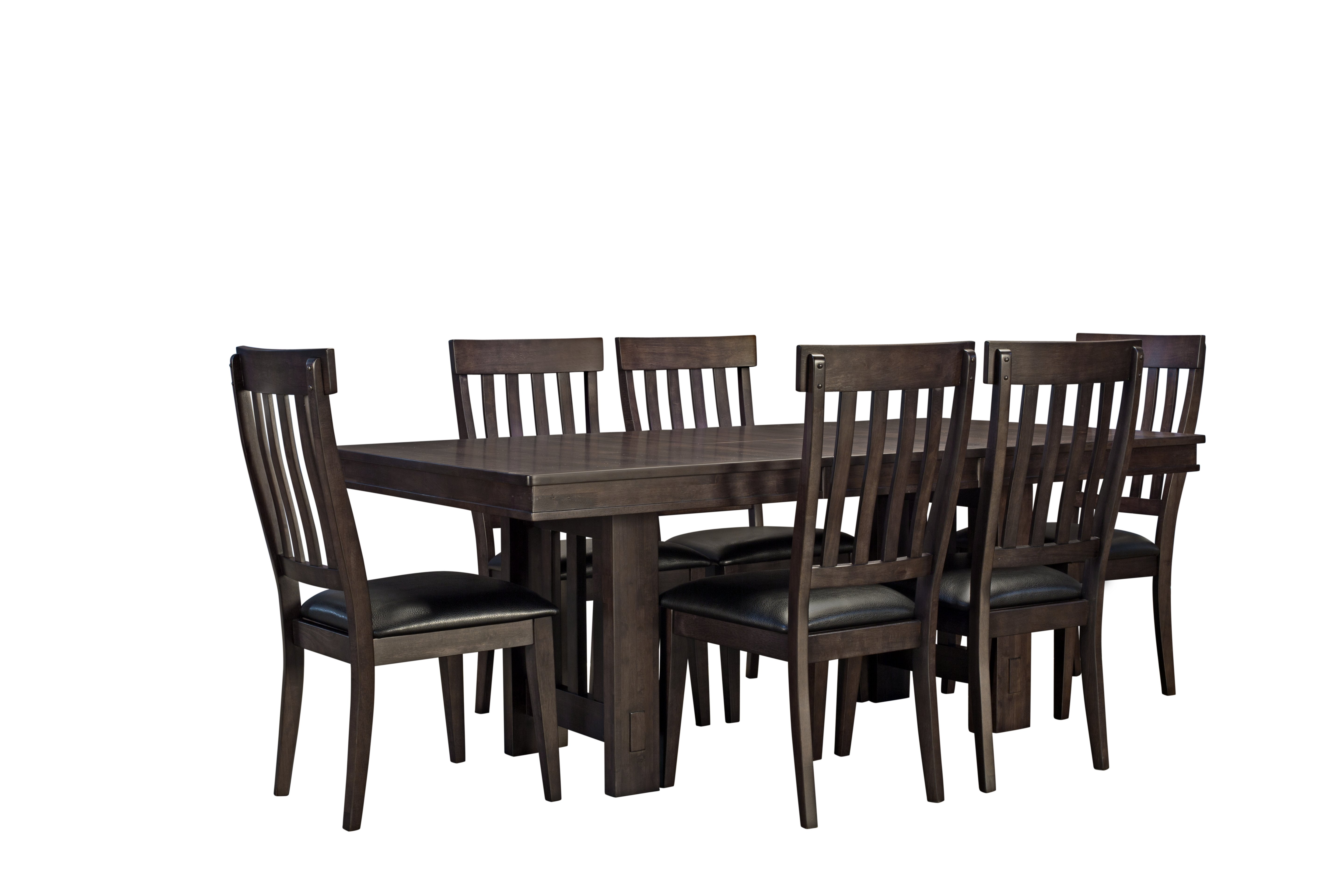 Gunsmoke Gray Brown 5 Piece Dining Set - Bremerton-1