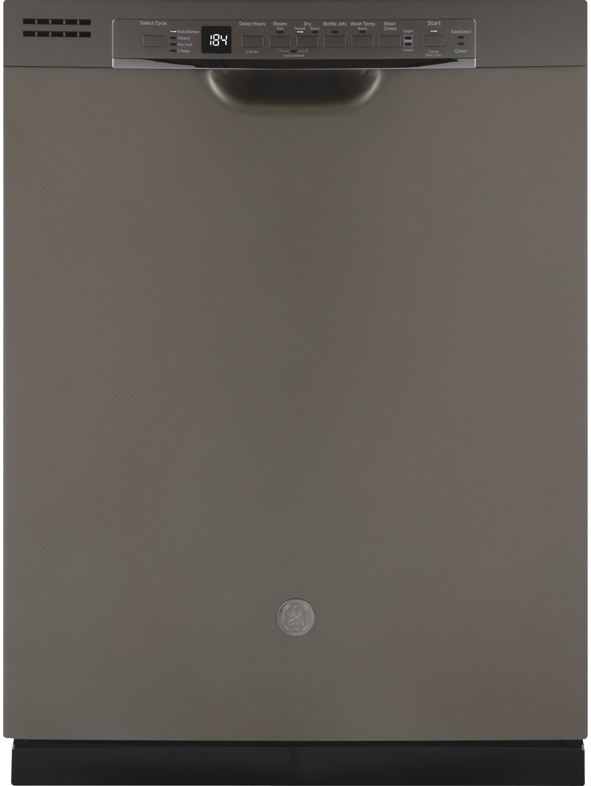 GDF630PMMES GE Dishwasher with Sanitize Cycle - 24 Inch, Slate-1