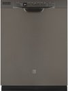 GDF630PMMES GE Dishwasher with Sanitize Cycle - 24 Inch, Slate