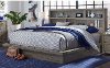 Clearance Modern Brownstone Gray Queen Platform Bed - Modern Loft
