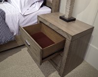 Modern Brownstone Gray Nightstand - Modern Loft-3