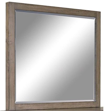 Modern Gray Mirror - Modern Loft