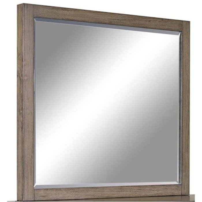 Modern Gray Mirror - Modern Loft