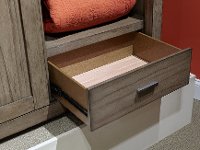 Modern Brownstone Gray Sliding Door Chest - Modern Loft-2