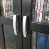 Black 41 Inch Wood Media Storage Cabinet-2
