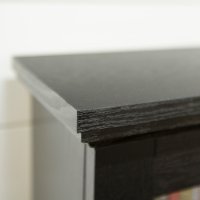 Black 41 Inch Wood Media Storage Cabinet-3